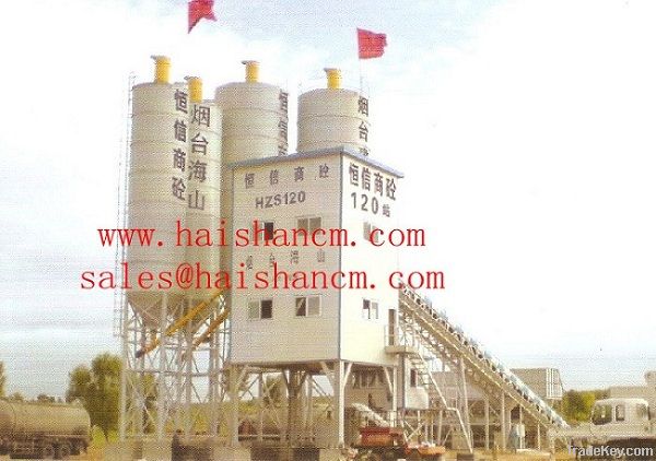 Concrete mixing plant