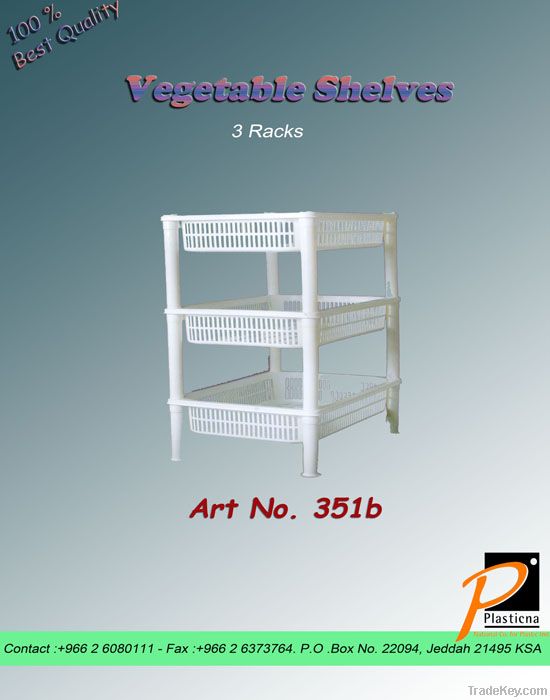 Plastic Vegetable Shelves