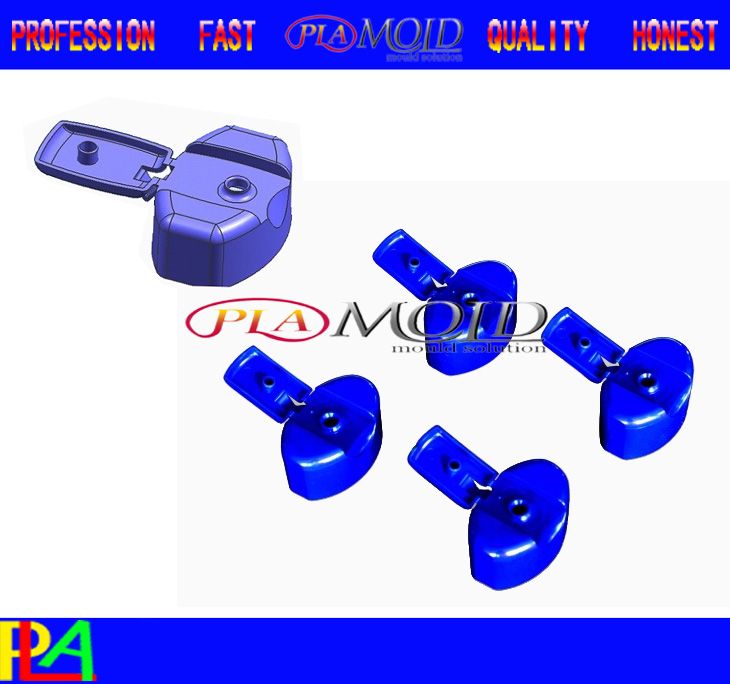 Plastic flip top cap mould