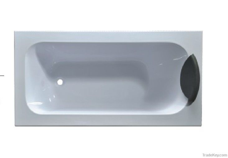 Simple Bathtub Build-in bathtub Simple White Acryl ABS Drop-in