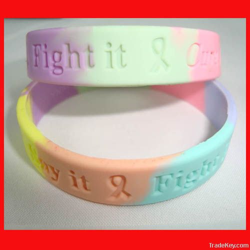 soft 2D/3D silicone/PVC wristband