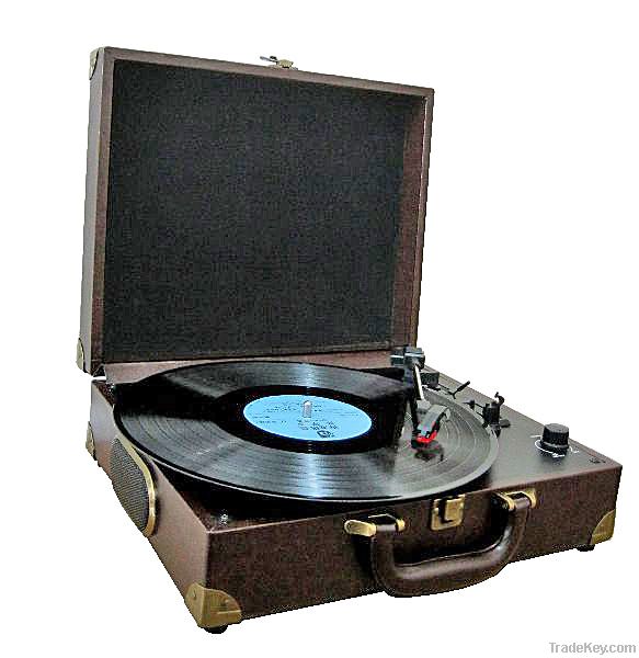 Briefcase Turntable Player USB Turntable Mp3 Converter