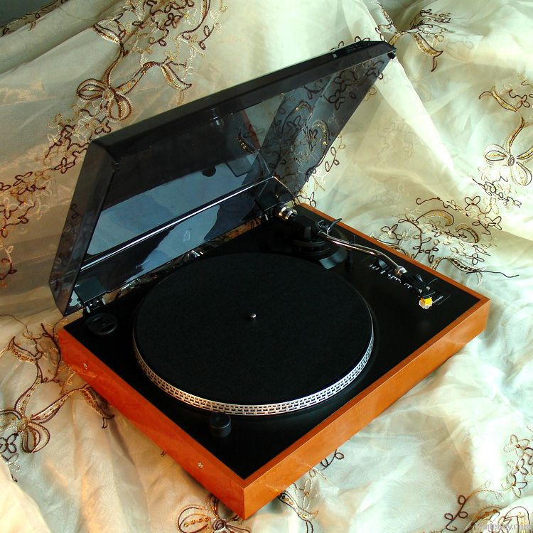 Full Size Wood Turntable Player DJ Player Mp3 Converter