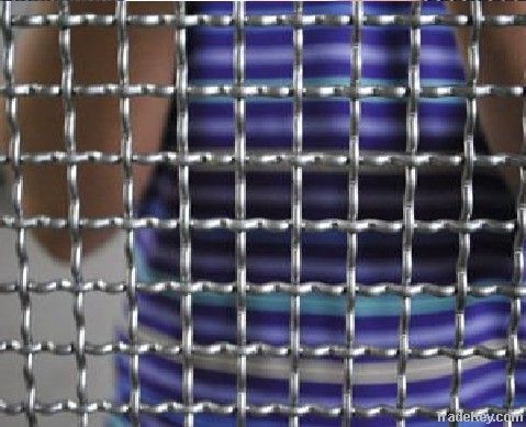 Crimped wire mesh