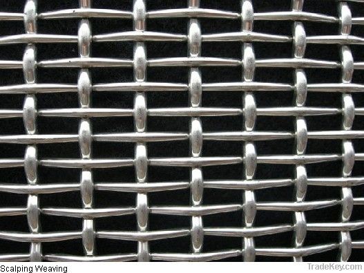 Crimped wire mesh