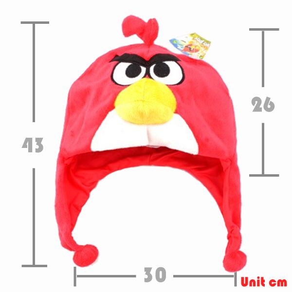 Angry Birds Winter Plush Hat with Earcover Animal Hat