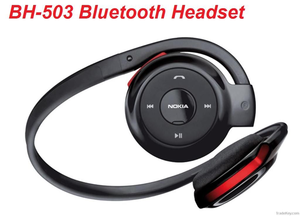 Stereo Bluetooth Headset BH503 BH-503 super-praise music