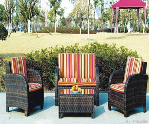 PE rattan Garden sofa