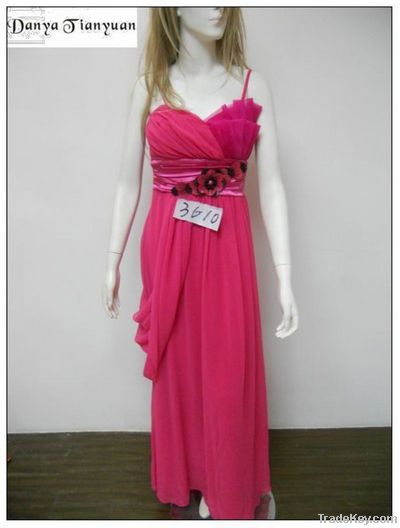 Lady formal evening dress