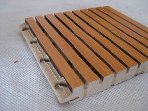 Wooden Grooved Acoustic Panel