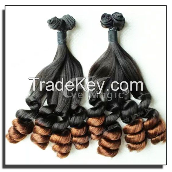 Cheapest&amp;Wholesale! Virgin Remy Unprocessed double weft real human hair for sale china 