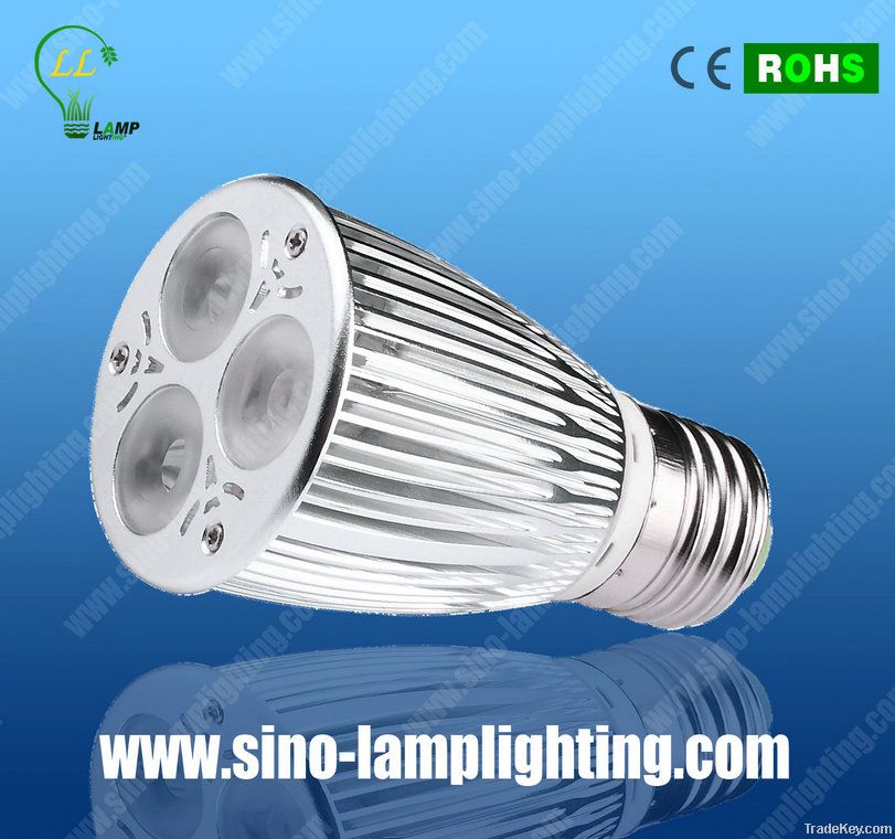 3w high power e27 led spotlight