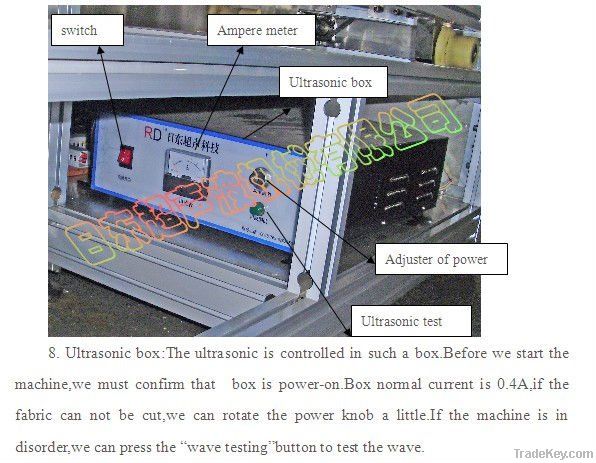 Automatic Ultrasonic Cloth Cutting Machine/Fabric Cutting Machine