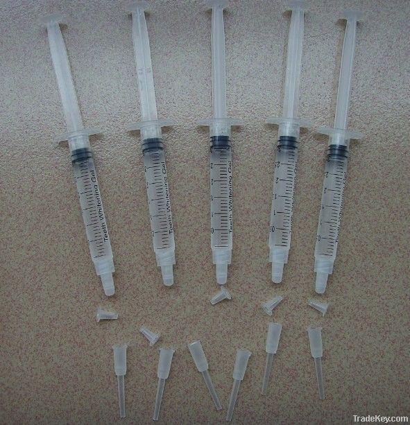 teeth whitening gel syringe