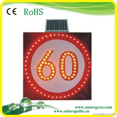 Good quality solar LED traffic sign