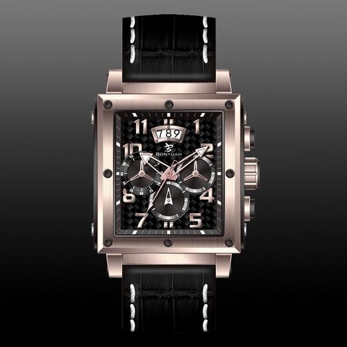 rectangular men's watch