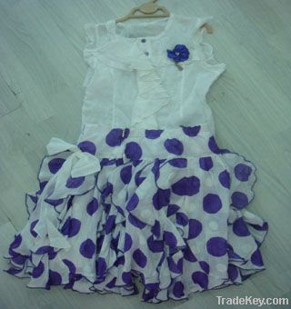 Hot !!! Fashion Girls Dress Children Clothing