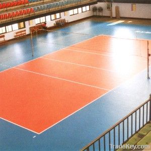 pvc volleyball court flooring