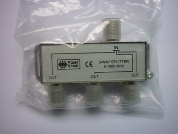 catv splitter 3 way