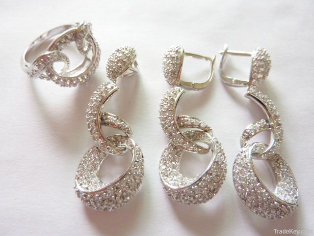 Silver Wax setting Jewelry