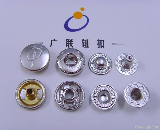 OEKO metal brass snap fastener button