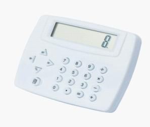 8-digits pocket calculator, silica gel button