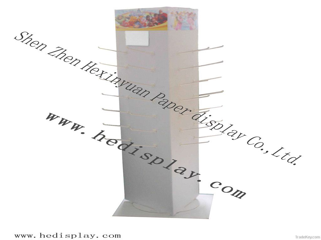 Corrugated displays with hooks/Hanging displays/Sidekick displays