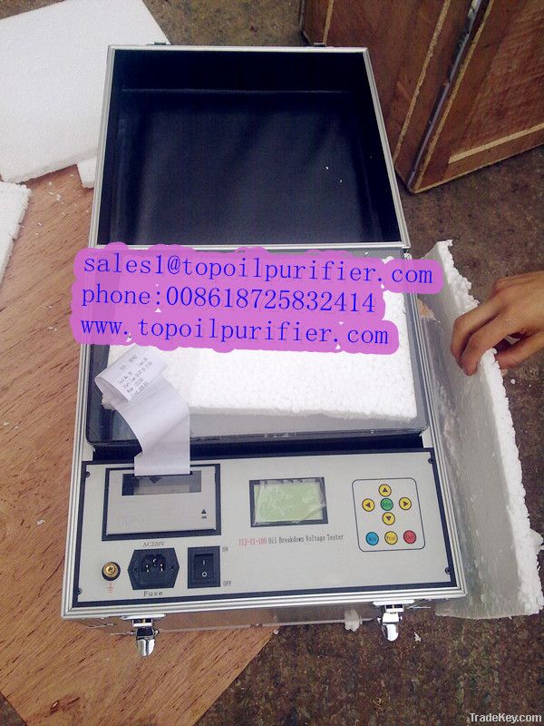 Transformer Oil Tester, BDV Oil Test Set