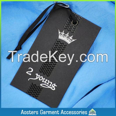 fashion paper hang tag for garment