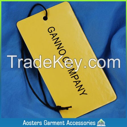 fashion paper hang tag for garment