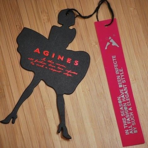 No Moq Custom Make Your Fashion Paper Hang Tag For Garment