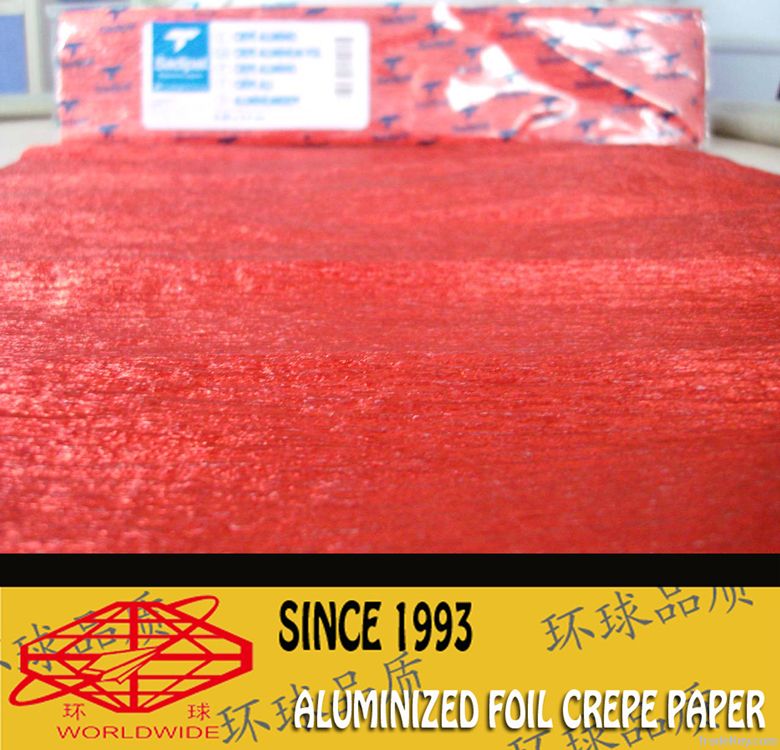 ALUMINIZED CREPE PAPER