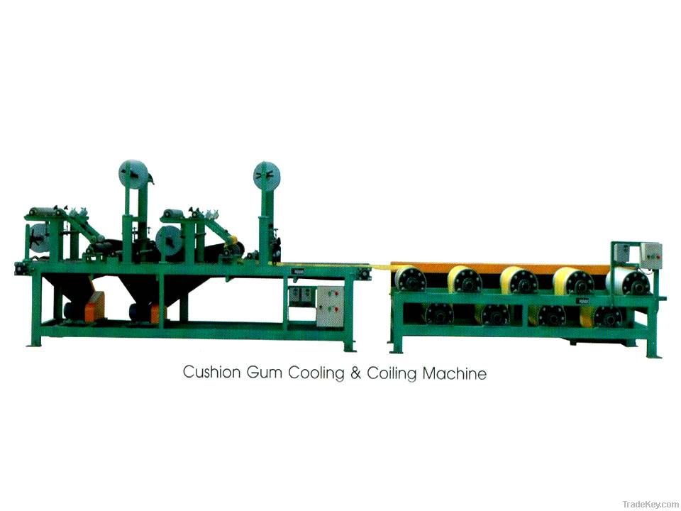 Cushion Gum Cooling and Coiling Machine