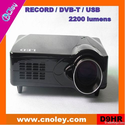 digital led projector with record function (D9HR)