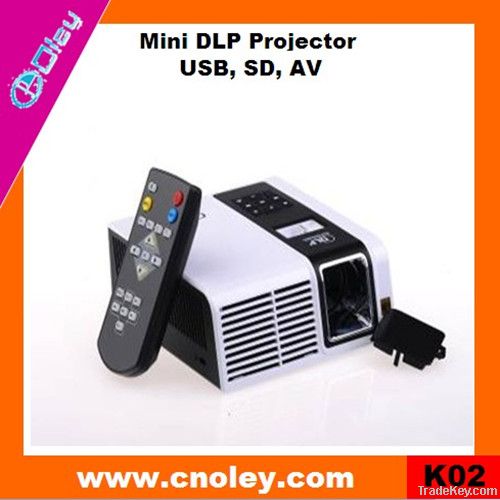 Hd dlp led projector with tv tuner 1080p (K02)