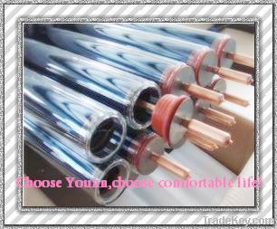 Vacuum tube with heat pipe solar collector system