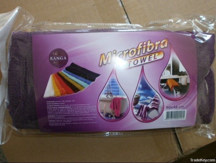 Microfiber bath towel