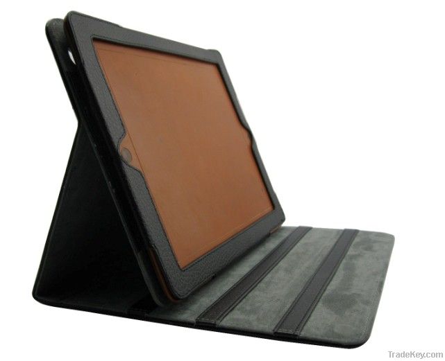 Folio style leather case stand case for ipad3 ipadâ¢