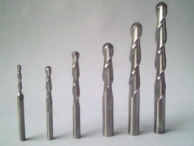 3.175*22, two flutes spiral cnc router ball bits, for Acylic, PVC