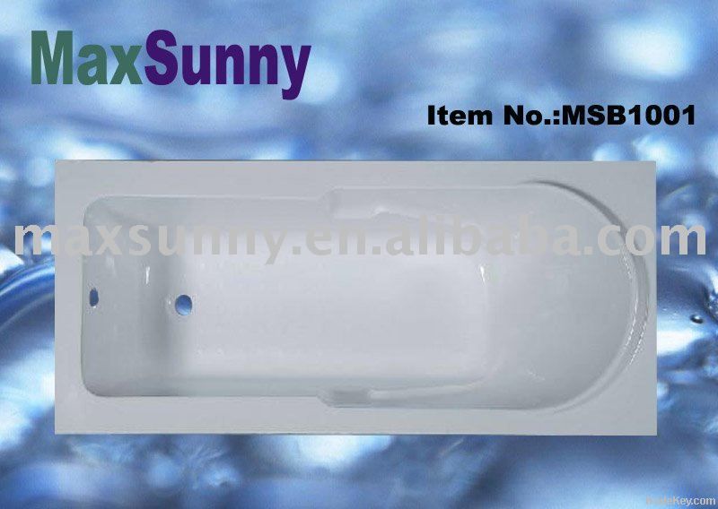 MSB1001 Simple Acrylic Bathtub