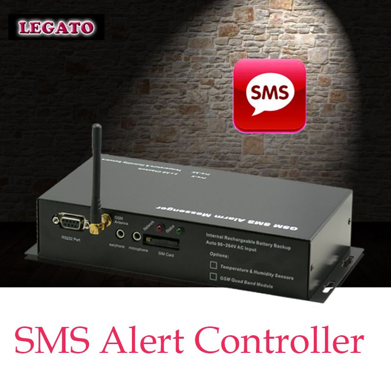 SMS Alert Controller data logger humidity sensor