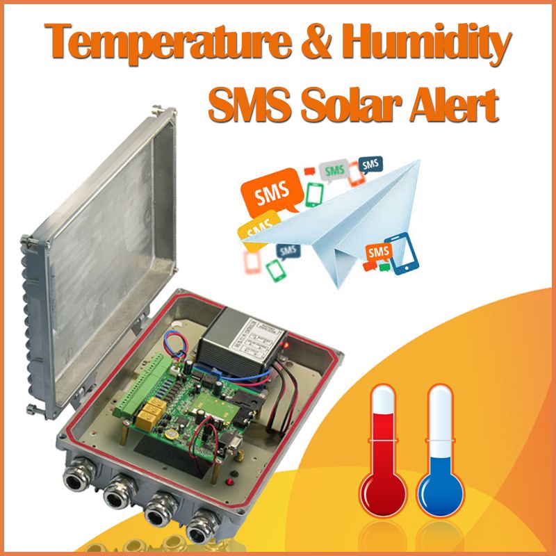 2017 Humidity SMS Solar Alert Controller data logger