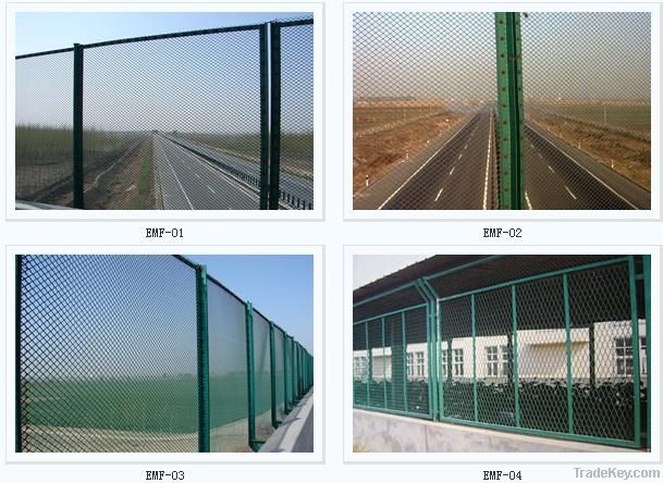 Expanded Metal Fence