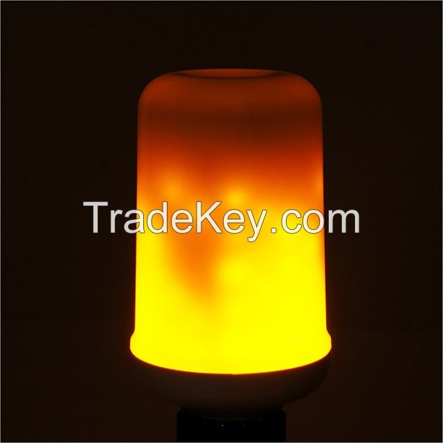 LED Flame Effect Fire Light Bulbs 3 modes Creative with Flickering Emulation for Holiday Lighting