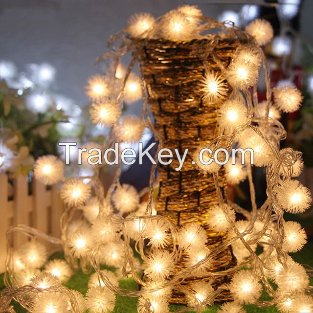 Indoor Battery Festoon Lights with Timer, 8 Multi Colour LEDs