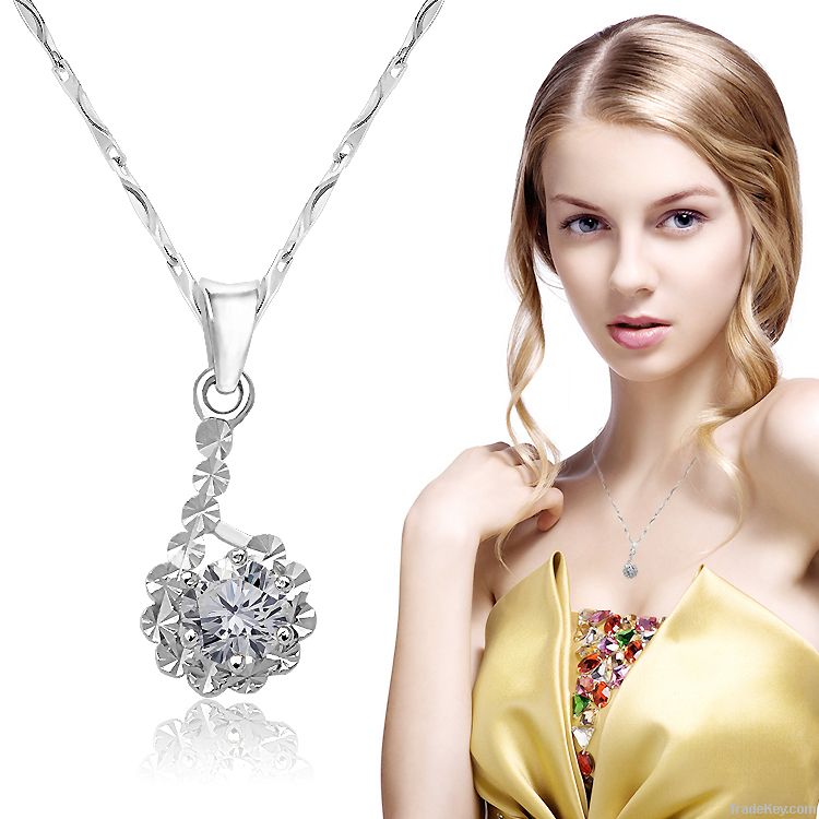 fashion steriling silver pendant necklace