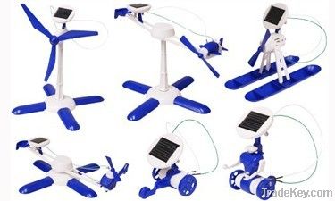 Upgrated 6 In 1 Solar Power Robot Kit