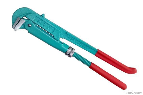 90 bent type pipe wrench