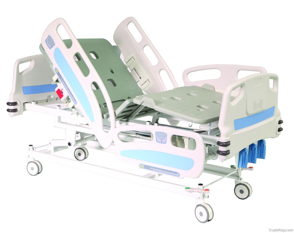 Hospital Three-Functions Manual Bed (Deluxe)