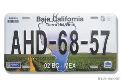 novelty car license plate